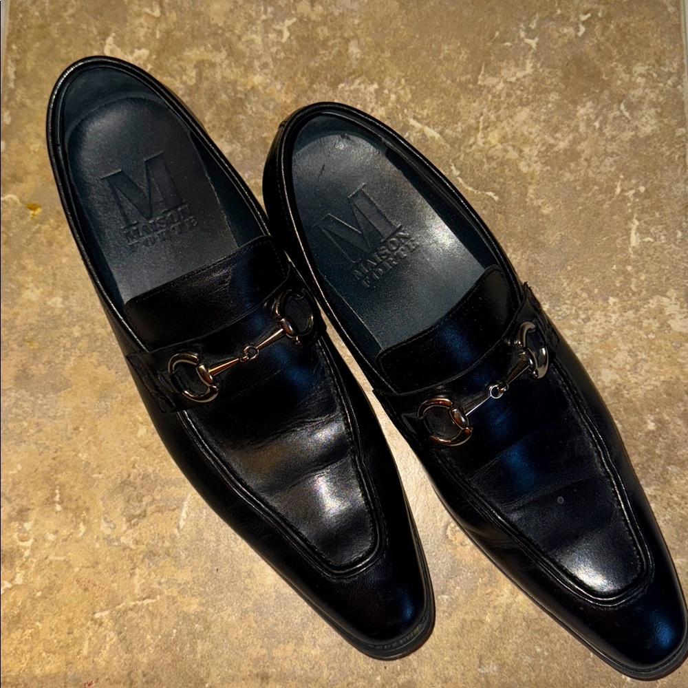 Maison Forte Stella Black leather Boots sz 11 US Men Ginza